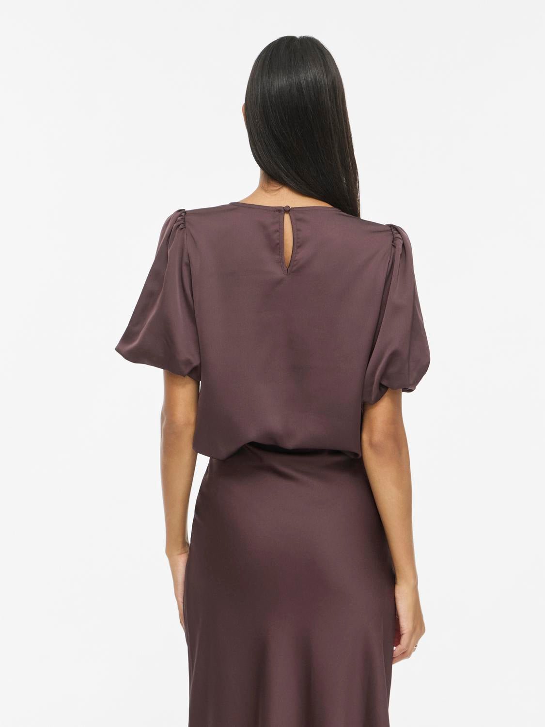 VIELLETTE Top - Raisin - VERO MODA & VILA Bergvik